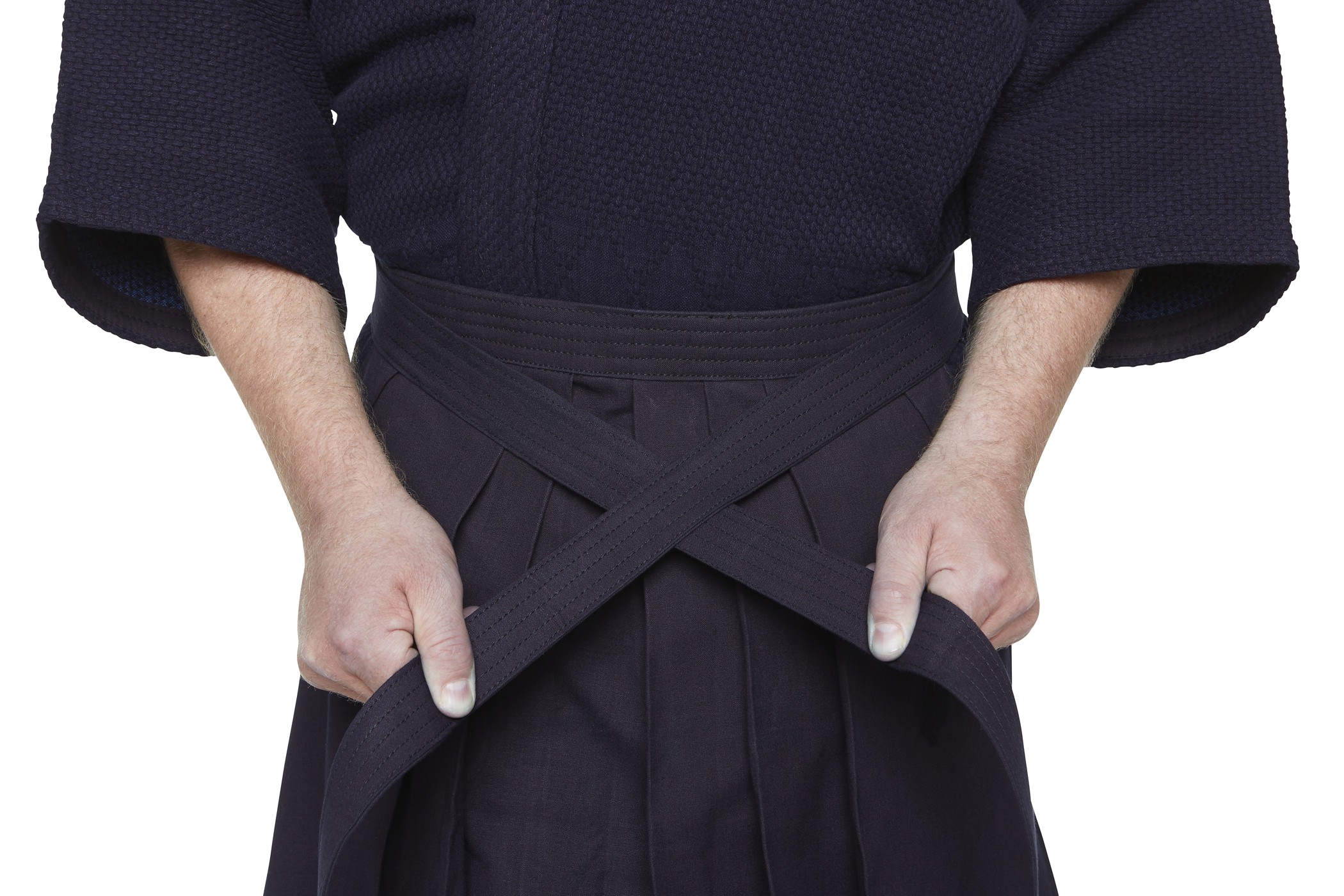 Putting on the Hakama Putting on the Clothing The Hakama