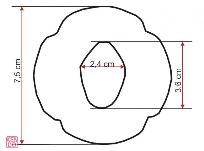 Tsuba und Tsubadome für Bokken