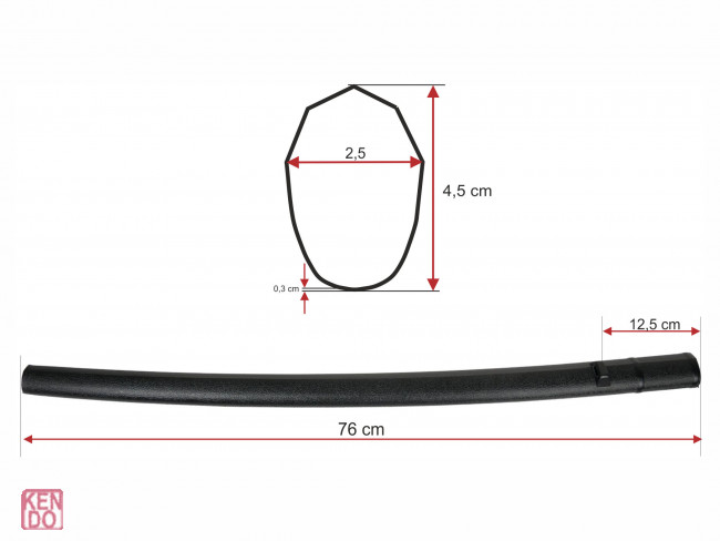 Bokken und Saya Set Rote Eiche light