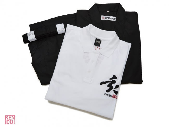 Set Hakama et Gi noir pour Iaido avec shirt