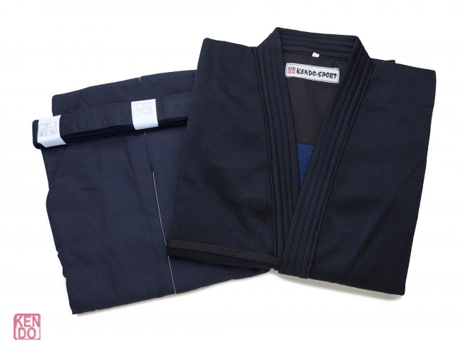 Set Gi dété Deluxe et Hakama bleu Standard