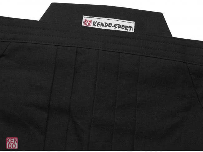 Hakama für Aikido & Iaido aus Tetron schwarz