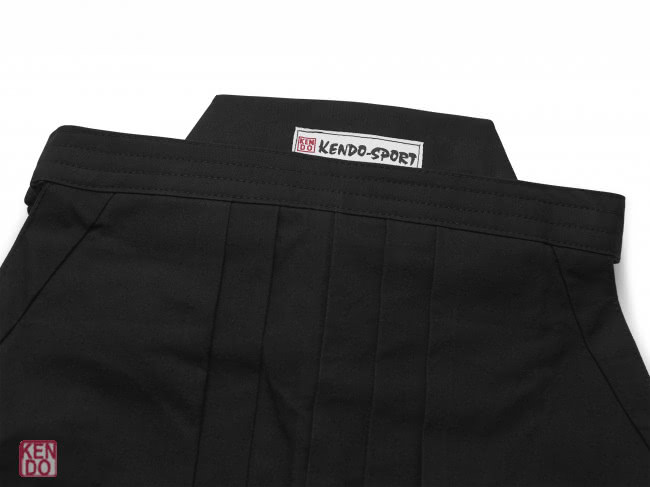 Hakama für Aikido & Iaido aus #11000 Baumwolle schwarz
