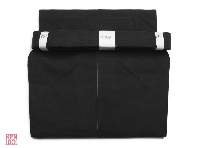 Hakama für Aikido & Iaido aus #11000 Baumwolle schwarz