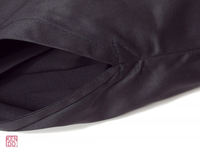 Hakama schwarz aus 100% Baumwolle Standard