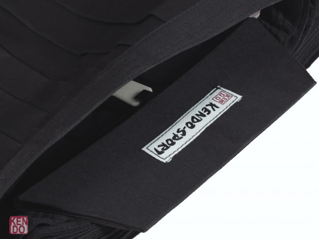 Hakama schwarz aus 100% Baumwolle Standard