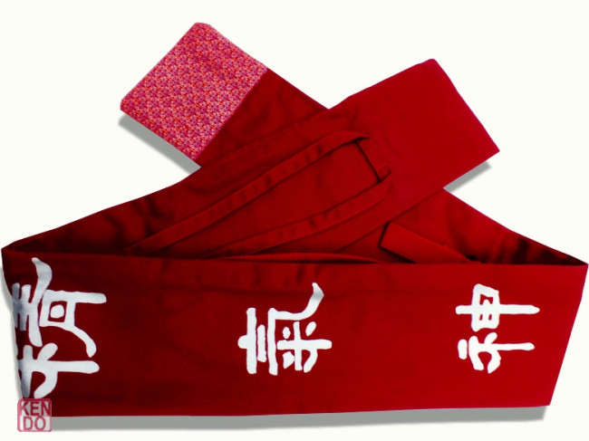 Shinai Bokken Tasche aus Baumwolle rot