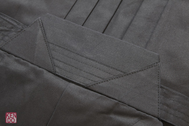 Hakama schwarz aus 100% Baumwolle Deluxe_XXL