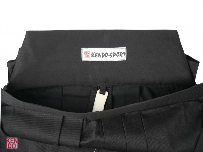 Hakama schwarz aus 100% Baumwolle Deluxe_XXL