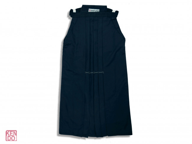 Hakama Standard blau aus Tetron - ohne eingenähte Falten
