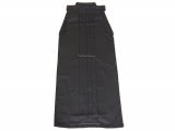 Hakama schwarz aus 100% Baumwolle Deluxe