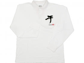 Poloshirt White with your animal emblem