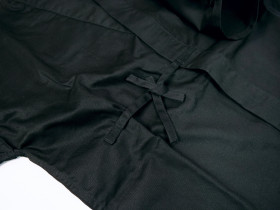 Gi black 100% cotton for Iaido