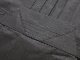 Hakama schwarz aus 100% Baumwolle Deluxe