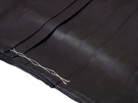 Hakama black 100% cotton standard