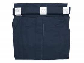 Hakama Standard blau aus Tetron - ohne eingenähte Falten