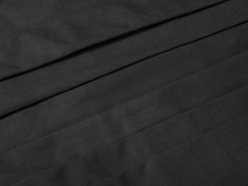 Hakama schwarz aus Tetron - ohne eingenähte Falten